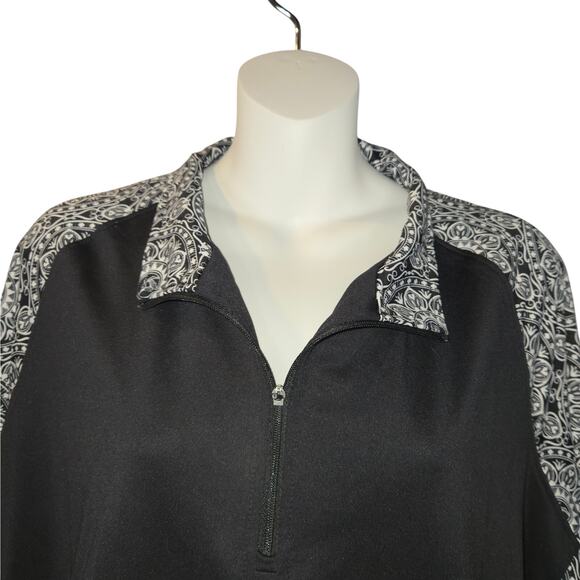 National Since 1952 Women 3X Lightweight Pullover Jacket Floral Stretch Outdoors - Picture 4 of 11